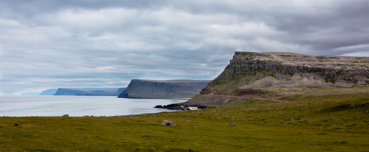 View across the Borgarfjörður fjord from Borgarnes, West Iceland