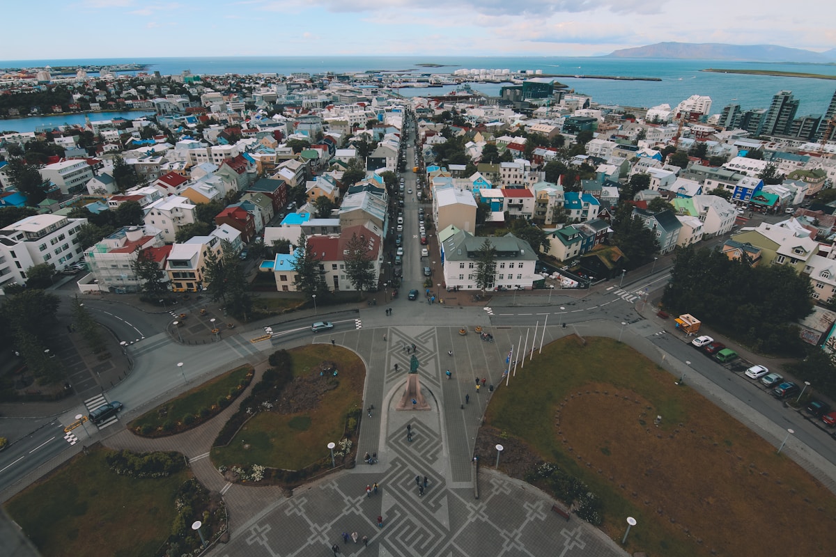 Aerial view of Reykjavík, Iceland — accommodation guide